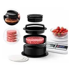 Kit Prensa Hamburguer Profissional + Balança Digital SF400 Cozinha Gourmet