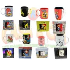 Canecas de Porcelana Vários Personagens 300 ml - Para Verdadeiros Fãs! - Reviva a Nostalgia