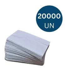 Kit 20000 Guardanapo Papel De Seda Branco Tipo Tv 13x14  Para Balcão Restaurante Padaria Lanchonete