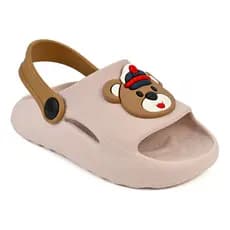 Chinelo Menino Nuvem Infantil Enfeite Urso Fleca Confortável