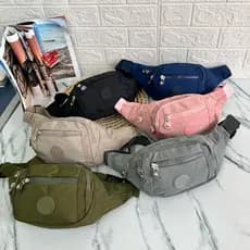 Bolsas pochete de cintura feminina de pano Oxford à prova d'água designer cintura banana