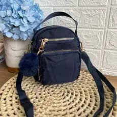 Bolsa Feminina Porta Celular Tipo Carteira Transversal Com Três Camadas