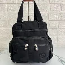 Bolsa Em Nylon Tactel com Alça de mão e Ombro Tiracolo Média