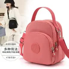 Bolsa feminina pequena Nylon Tiracolo Transversal Impermeável
