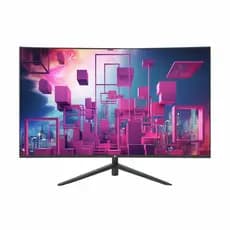 Monitor Led 31,5" Tronos Frameless Curvo Fullhd 75hz R1500 Preto