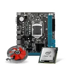 Kit Pl Mãe H61 + Processador I3 2100 + Cooler