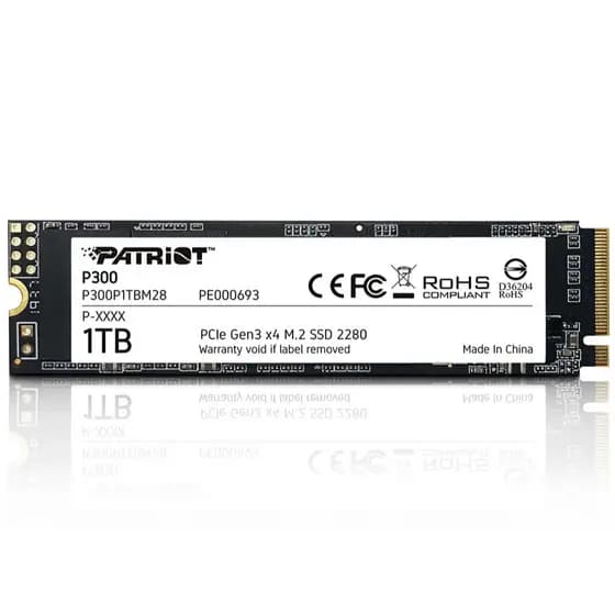 Ssd M.2 Nvme 2280 Pcie 1tb Patriot P300p1tbm28