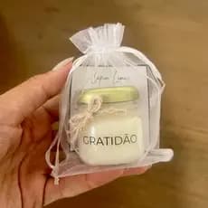 Kit 11 Mini Velas Aromáticas Perfumadas Lembrancinha - Gratidão e Prosperidade