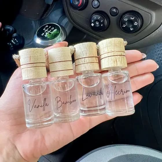 Cheirinho para Carro Aromatizador 10ml - Alecrim, Bamboo e Lavanda