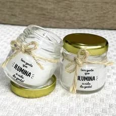 Mini Vela Aromática Perfumada para Lembrancinha Aniversário Chá de Bebê Batizado Casamento