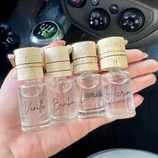 KIT com 4 Cheirinhos Aromatizadores para Carro - Lavanda, Bamboo, Vanilla e Alecrim