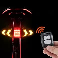 Bicicleta Sem Fio Remoto Lâmpada Traseira Luz Da Cauda Mountain Bike Turn Signal Luzes LED Taillight Facilmente Installação Peças