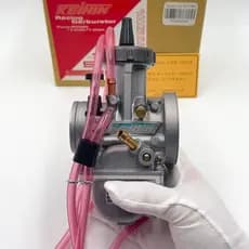 Carburador De Motocicleta Para Keihin PWK 33 34 35 36 38 40 42mm Peças De Corrida Com Jato De Potência 4T Motor Enduro M