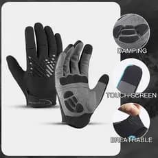 Luvas de Ciclismo para Homens e Mulheres, MTB, Motocicleta, Antichoque, Touchscreen, Respiráveis, Luvas de Ciclismo de D