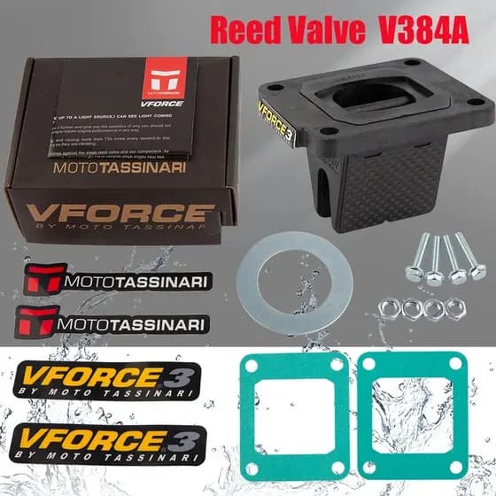 Válvula de Palhetas para Motocicleta V384A V Force para Kawasaki KX80 KX85 KX100 Suzuki RM100 Motocicletas Modenas Dinam