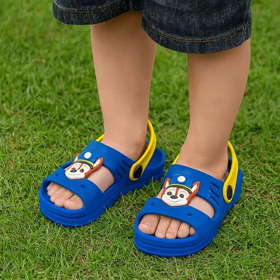 Sandália Infantil Menino Papete Escolar Confortável