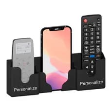 Suporte De Parede Porta 2 Controles Remoto e 1 Celular Multiúso Adesivo Universal Personalizável