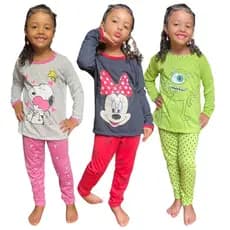 Pijama Feminino Infantil Estampado