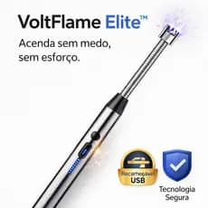 Acendedor de Fogão Elétrico Recarregável USB - Tecnologia de Ignição por Arco - (Cores Sortidas)