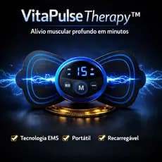 Massageador Mini Portátil Aparelho Elétrico Recarregável Fisioterapia Relaxamento Corporal Cor Azul