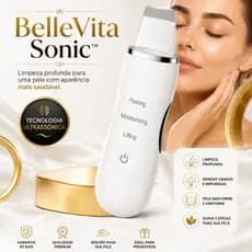 Aparelho Peeling Esfoliante Ultrassônico Limpeza Facial Profunda Remoção de Cravos (Cores Sortidas)