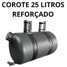 Reservatorio Barrica Corote Reforçado Preto Água Todos Caminhão Carreta Onibus 25 Litross