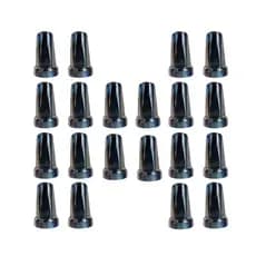 KIT JOGO 20 CAPAS DE PORCA BELGA CROMADA 33mm CAMINHÃO E CARRETA