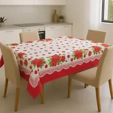 Toalha De Mesa Em Tecido Oxford Estampado 4 Tamanhos Disponíveis 100% Poliéster Envio Rápido