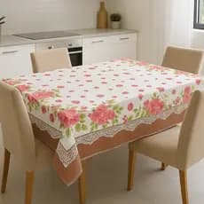 Toalha De Mesa Tecido Oxford Em Poliéster 3 Tamanhos Disponíveis Estampado 100% Poliéster Durável