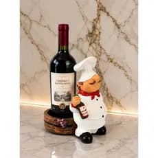 COZINHEIRO PORTA GARRAFA, PORTA VINHO, CHEF PORTA GARRAFA, DECORAÇÃO COZINHA