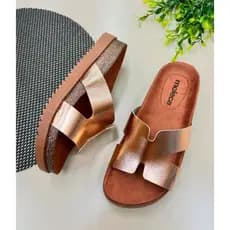 Chinelo Tamanco Slide Flatform Conforto Moleca 5500.100