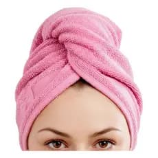 Touca Toalha Turbante Mágica Pós Banho Secar Cabelo Rápido