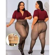 Meia Calça PLUS SIZE Peluciada Surpe Grande e Quentinha Cintura Alta Mais Vendido