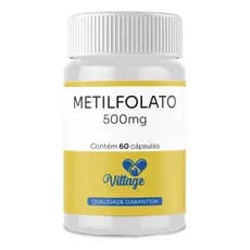 Metilfolato 500mcg – 60 Cápsulas | Linha Original
