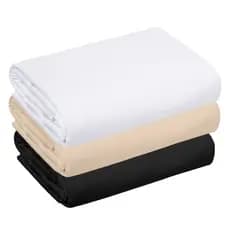 Kit 03 Peças Lençol Para Se Cobrir 400 Fios Super Macio Cama Solteiro Casal Queen King