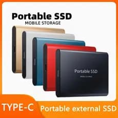 Unidade de estado sólido portátil USB3.1 tipo C SSD externo de 16 TB-1 TB