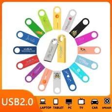 Unidade flash USB portátil 512 MB 4 GB 8 GB 32 GB Unidade flash USB para carro