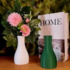 Vaso Decorativo Tulipa | Decoração Mesa Rack Prateleira Sala Escritório Quarto | Centro de Mesa