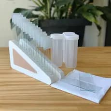 Suporte 16 Lâminas Microscópio | Porta Lâminas | Laminário | Panótico