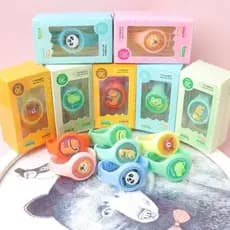 Relógio Pulseira 3un Infantil Luminoso e Estampa de Desenho Animado Repelente de Mosquitos