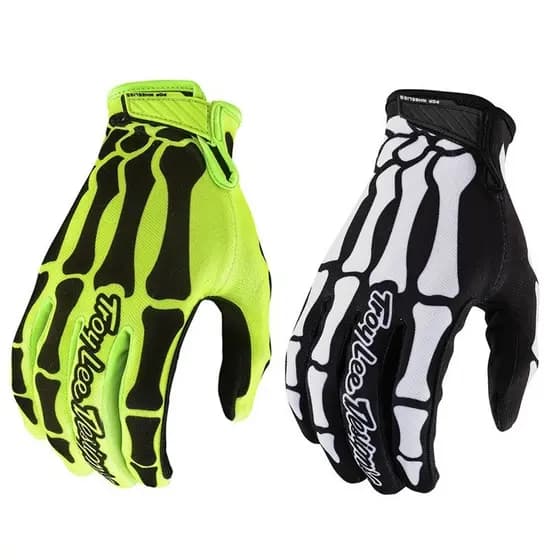 Troy Lee Designs Luvas De Equitação Para Motocicleta TLD Mountain Bike Motocross Ciclismo Dedo Inteiro Verde Preto