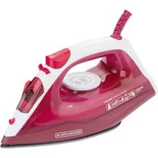 BLACK+DECKER 110V Ferro de Passar Roupa à Seco ou à Vapor, Com Base Antiaderente, Potência de 1200W, Modelo FX2250