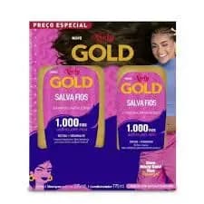 Kit Niely Gold Salva Fios Promo Shampoo 275ml + Condicionador 175ml