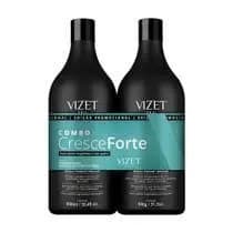Kit  Vizet  Crece Forte Shampoo + Condicionador  900ML
