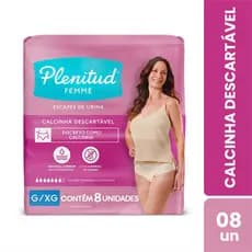 Calcinha Descartável Plenitud Femme Escapes De Urina G/XG