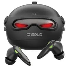 Fone De Ouvido Gamer Bluetooth 5.4 TWS FN-B48 Com Microfone Baixa Latência Bateria Longa Duração