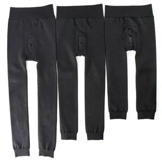 Meia Calça Térmica Infantil Flanelada Masculina 2 a 16 anos fleece Sem Pé inverno frio criança