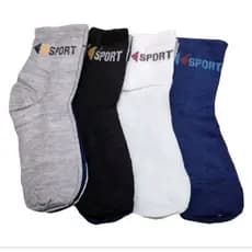 6/12 pares Meia Infantil Masculina N 30a40 Cano médio Juvenil adolescente meias sport FINA criança escola