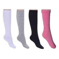 4/12 Pares  Meia Aeróbica 3/4 Fitness meião N 34 à 41 Adulto academia meias até joelho meiao futebol coloridas