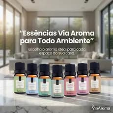 Essencias Via Aroma para Aromatizador Difusor Eletrico 10ml Varios Aromas